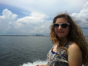 Taryn on Wild Dolphin Cruise